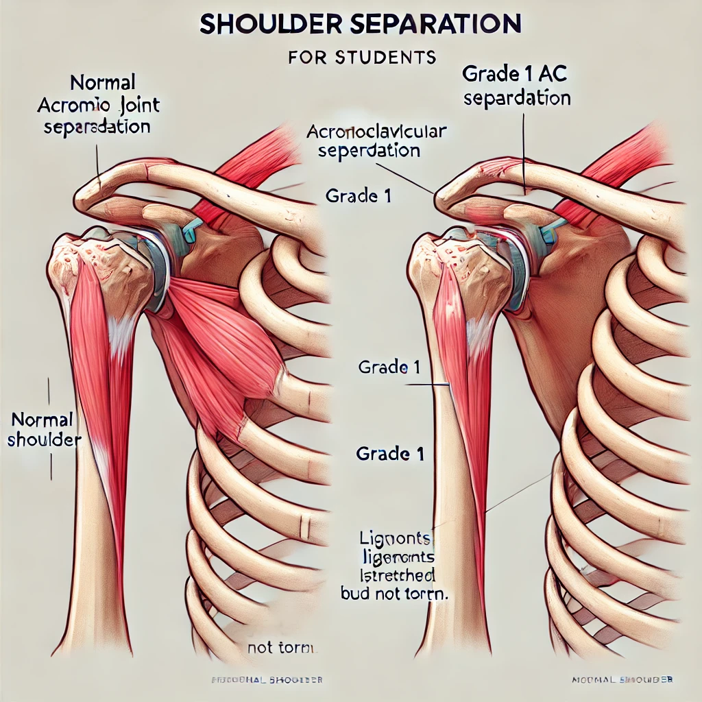 Shoulder Separation Illustration